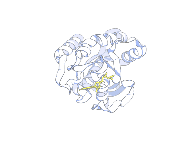 Cartoon of Protein structure 121P
